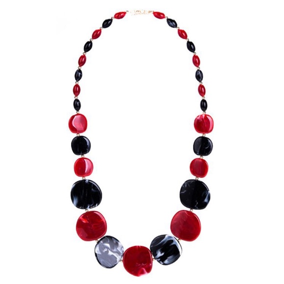 Multi-Size Beaded Women’s Necklace - Picture 1 of 4
